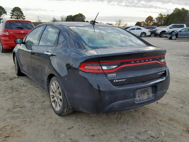 1C3CDFCA6DD149346 - 2013 DODGE DART LIMIT BLACK photo 3