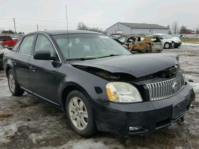 1MEFM40167G602609 - 2007 MERCURY MONTEGO LU BLACK photo 1