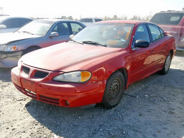 1G2NF52EX4C249778 - 2004 PONTIAC GRAND AM S RED photo 2