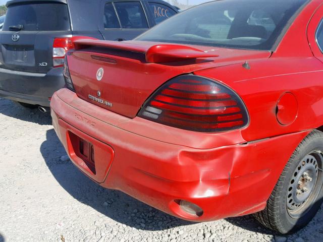 1G2NF52EX4C249778 - 2004 PONTIAC GRAND AM S RED photo 9