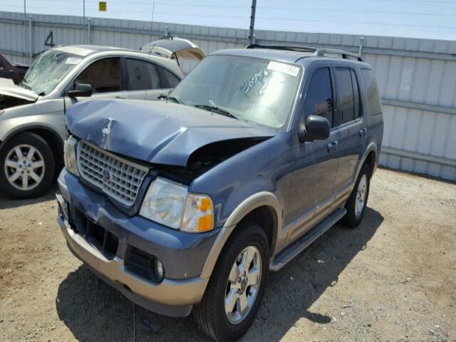 1FMZU64W24UB74613 - 2004 FORD EXPLORER E BLUE photo 2