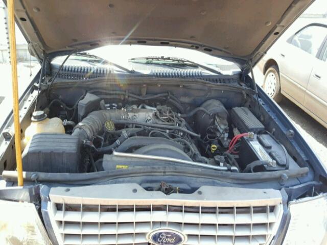 1FMZU64W24UB74613 - 2004 FORD EXPLORER E BLUE photo 7