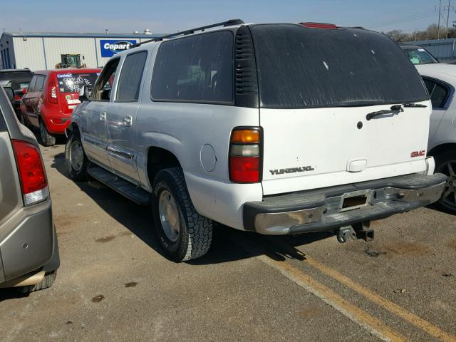 1GKEC16Z64J305337 - 2004 GMC YUKON XL C WHITE photo 3