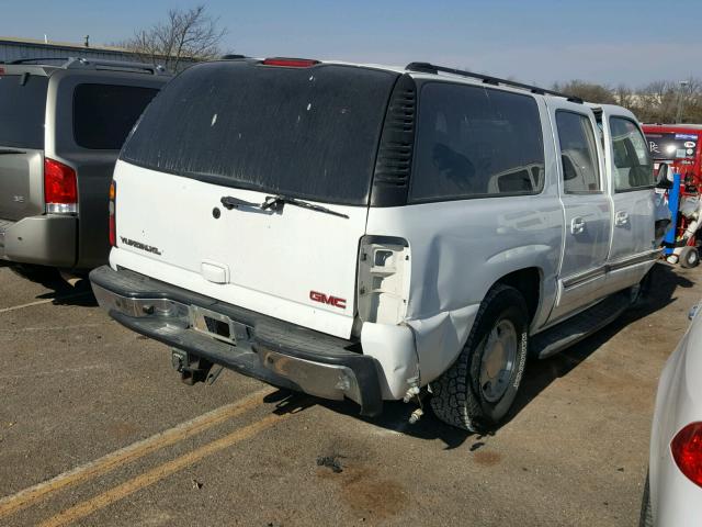 1GKEC16Z64J305337 - 2004 GMC YUKON XL C WHITE photo 4