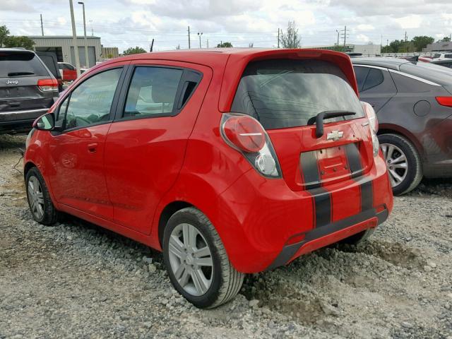 KL8CB6S93DC543037 - 2013 CHEVROLET SPARK LS RED photo 3