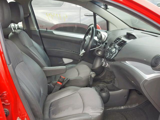 KL8CB6S93DC543037 - 2013 CHEVROLET SPARK LS RED photo 5