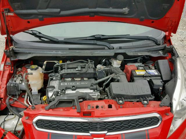 KL8CB6S93DC543037 - 2013 CHEVROLET SPARK LS RED photo 7