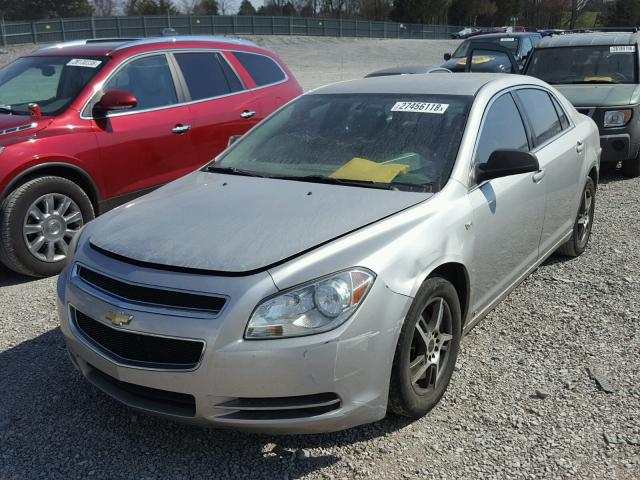 1G1ZG57B28F249084 - 2008 CHEVROLET MALIBU LS SILVER photo 2