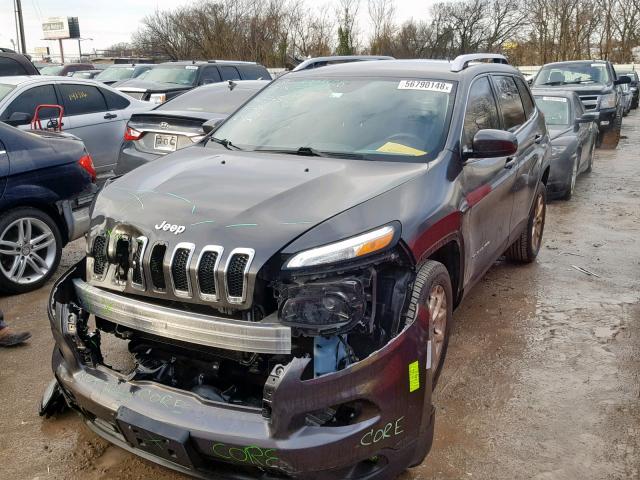 1C4PJLCS2FW531538 - 2015 JEEP CHEROKEE L GRAY photo 2