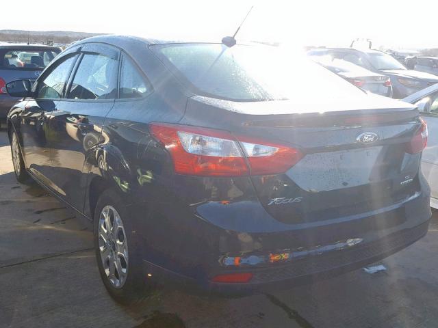 1FAHP3F2XCL449185 - 2012 FORD FOCUS SE CHARCOAL photo 3
