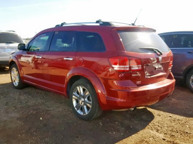 3D4PG6FV9AT120399 - 2010 DODGE JOURNEY R/ RED photo 3