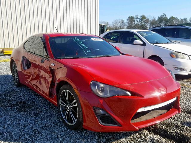 JF1ZNAA17D2705657 - 2013 TOYOTA SCION FR-S RED photo 1