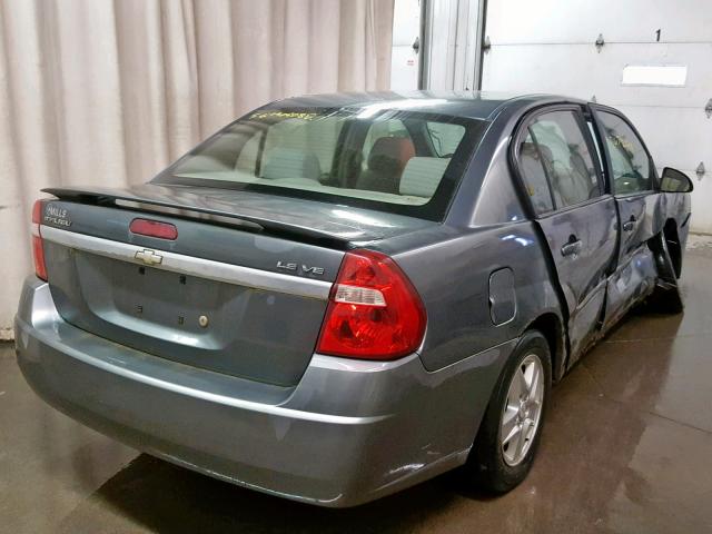 1G1ZT52895F311339 - 2005 CHEVROLET MALIBU LS Մոխրագույն լուսանկար 4