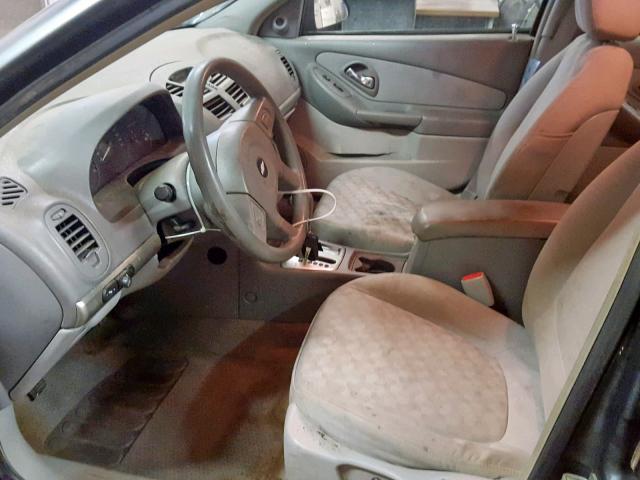 1G1ZT52895F311339 - 2005 CHEVROLET MALIBU LS Մոխրագույն լուսանկար 5