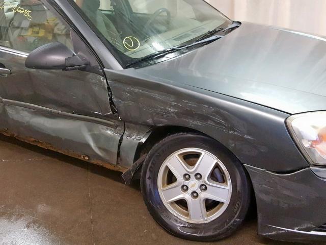 1G1ZT52895F311339 - 2005 CHEVROLET MALIBU LS Մոխրագույն լուսանկար 9