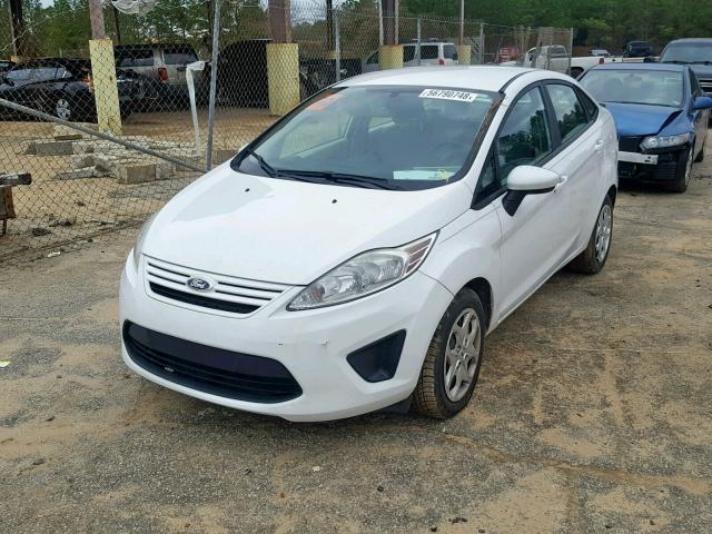 3FADP4AJXDM142134 - 2013 FORD FIESTA S WHITE photo 2