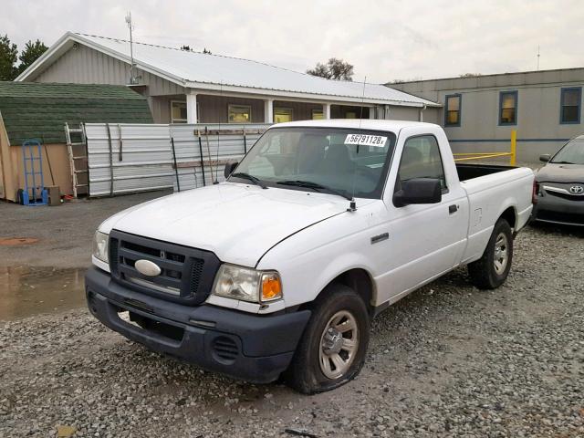 1FTYR10D98PB01624 - 2008 FORD RANGER WHITE photo 2