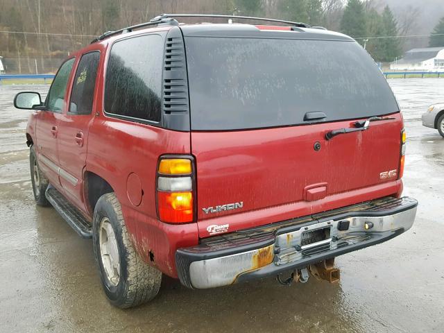 1GKEK13T76R103422 - 2006 GMC YUKON BURGUNDY photo 3