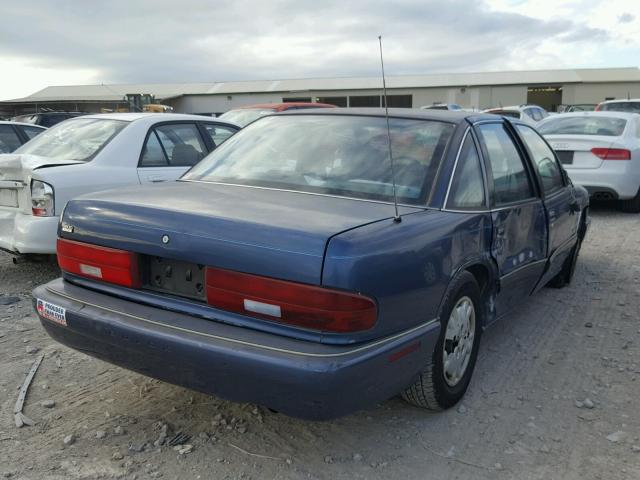 2G4WB52K6T1479335 - 1996 BUICK REGAL CUST BLUE photo 4