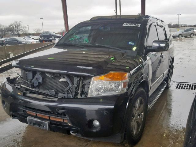 5N1BA0NF6CN609325 - 2012 NISSAN ARMADA SV BLACK photo 2