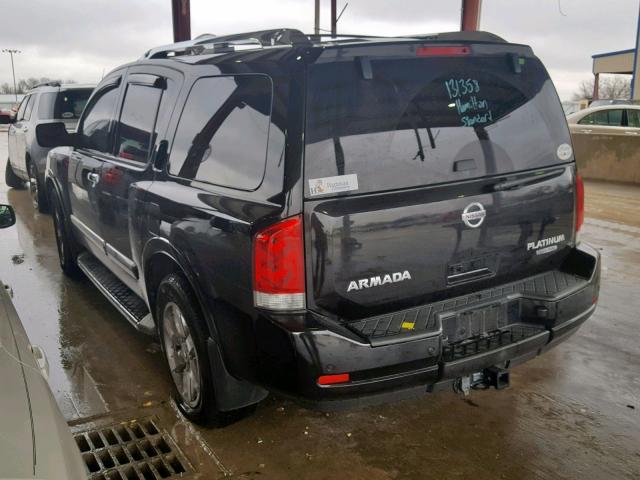 5N1BA0NF6CN609325 - 2012 NISSAN ARMADA SV BLACK photo 3