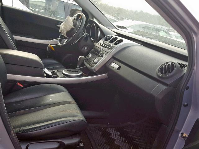 JM3ER29L270154201 - 2007 MAZDA CX-7 SILVER photo 5