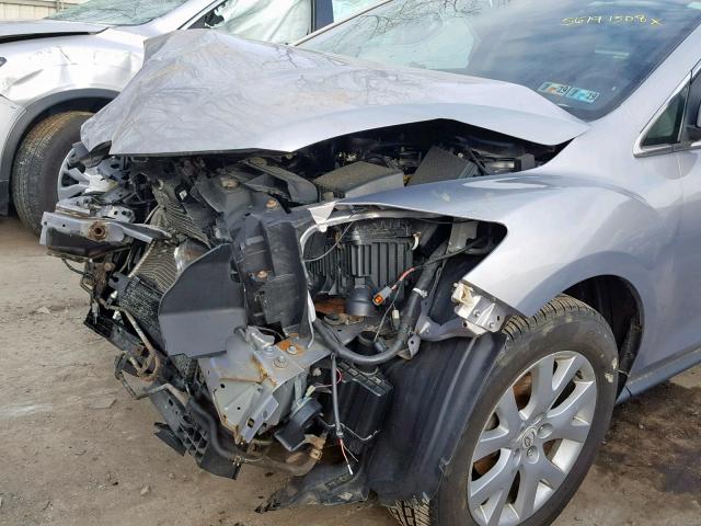 JM3ER29L270154201 - 2007 MAZDA CX-7 SILVER photo 9