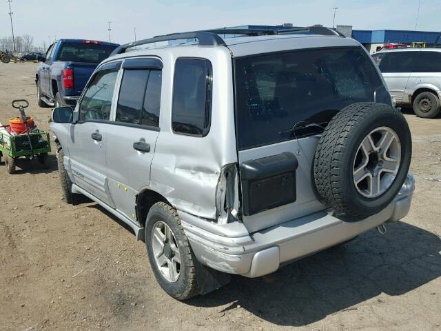 2CNBJ634036908124 - 2003 CHEVROLET TRACKER LT SILVER photo 3