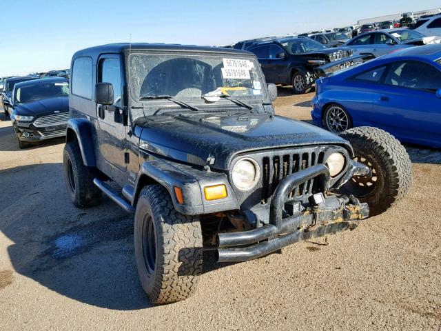 1J4FA44S15P341426 - 2005 JEEP WRANGLER / BLACK photo 1