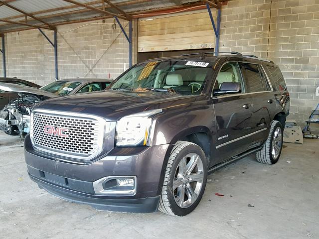 1GKS2CKJ9GR258392 - 2016 GMC YUKON DENA GRAY photo 2