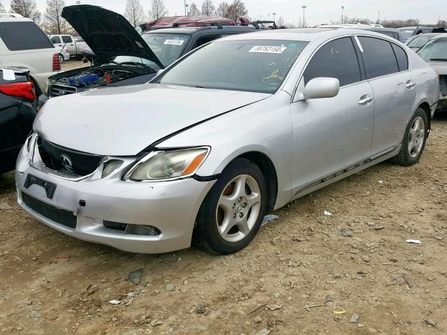 JTHBH96S565008376 - 2006 LEXUS GS GENERAT SILVER photo 2