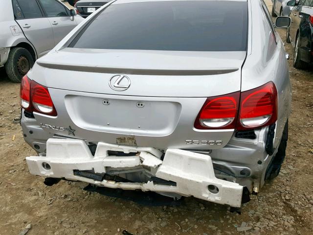 JTHBH96S565008376 - 2006 LEXUS GS GENERAT SILVER photo 9