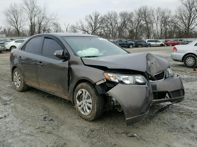 KNAFU4A27A5858332 - 2010 KIA FORTE EX BROWN photo 1