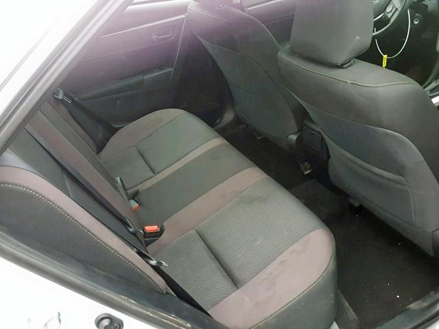 2T1BURHE9HC851961 - 2017 TOYOTA COROLLA L SILVER photo 6