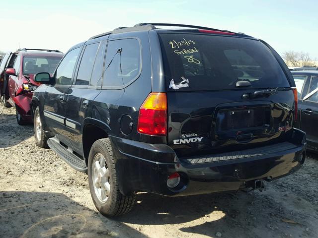 1GKDT13S922339556 - 2002 GMC ENVOY BLACK photo 3