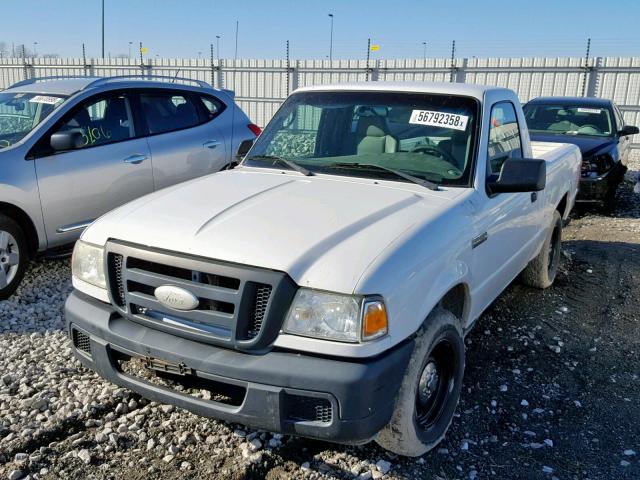 1FTYR10D76PA34129 - 2006 FORD RANGER WHITE photo 2