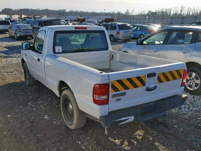 1FTYR10D76PA34129 - 2006 FORD RANGER WHITE photo 3