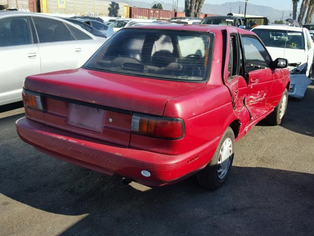 1N4EB31P2RC890094 - 1994 NISSAN SENTRA E RED photo 4