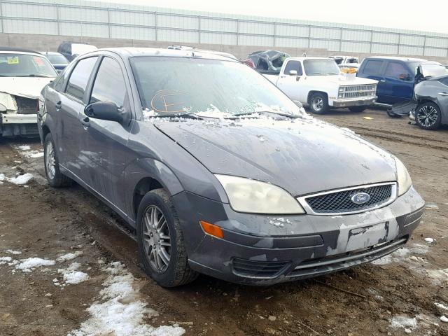 1FAFP34N67W244360 - 2007 FORD FOCUS ZX4 GRAY photo 1