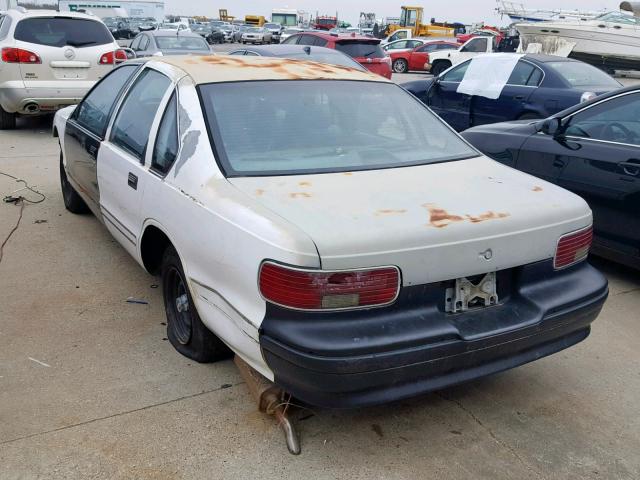 1G1BL52PXTR153811 - 1996 CHEVROLET CAPRICE / WHITE photo 3