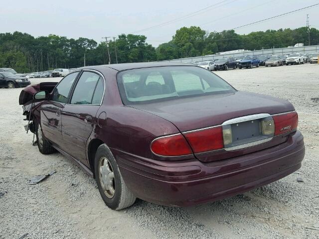 1G4HP52KX34132749 - 2003 BUICK LESABRE CU BURGUNDY photo 3