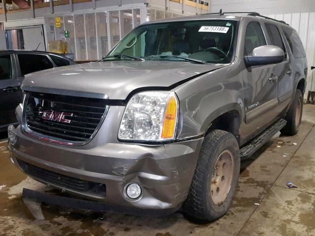 1GKFK16317J187981 - 2007 GMC YUKON XL K BROWN photo 2