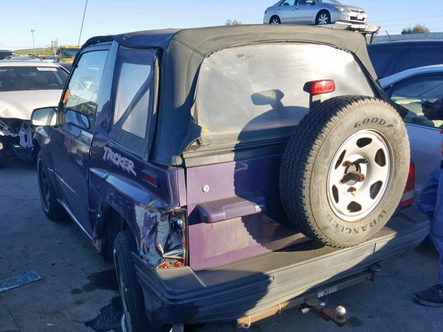 2CNBJ186XS6905517 - 1995 GEO TRACKER PURPLE photo 3