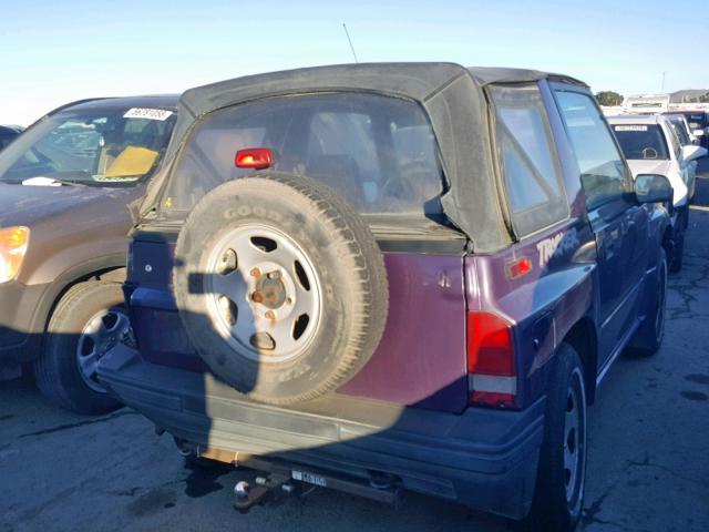 2CNBJ186XS6905517 - 1995 GEO TRACKER PURPLE photo 4