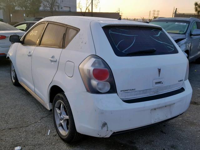 5Y2SP678X9Z409358 - 2009 PONTIAC VIBE WHITE photo 3