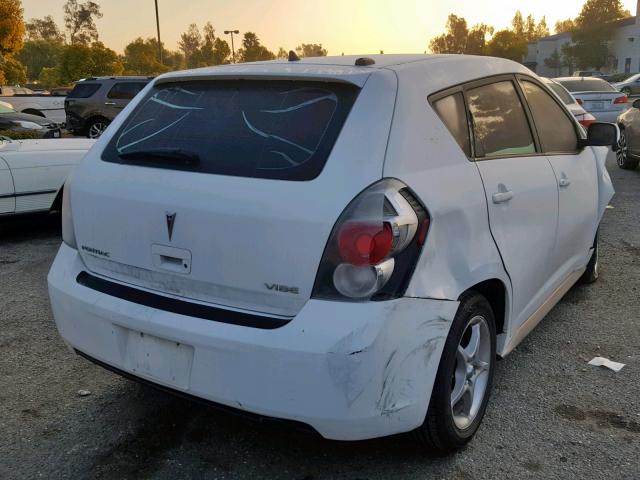 5Y2SP678X9Z409358 - 2009 PONTIAC VIBE WHITE photo 4