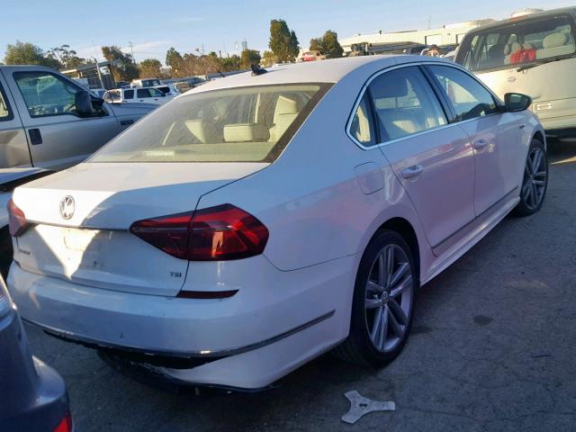 1VWDT7A32HC053445 - 2017 VOLKSWAGEN PASSAT R-L WHITE photo 4