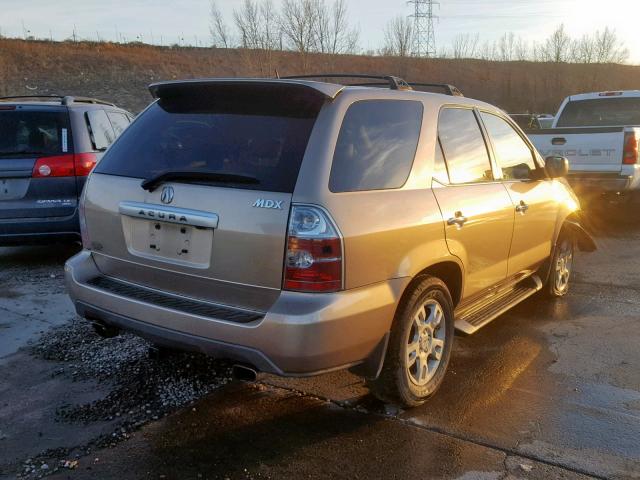 2HNYD18825H523895 - 2005 ACURA MDX TOURIN GOLD photo 4