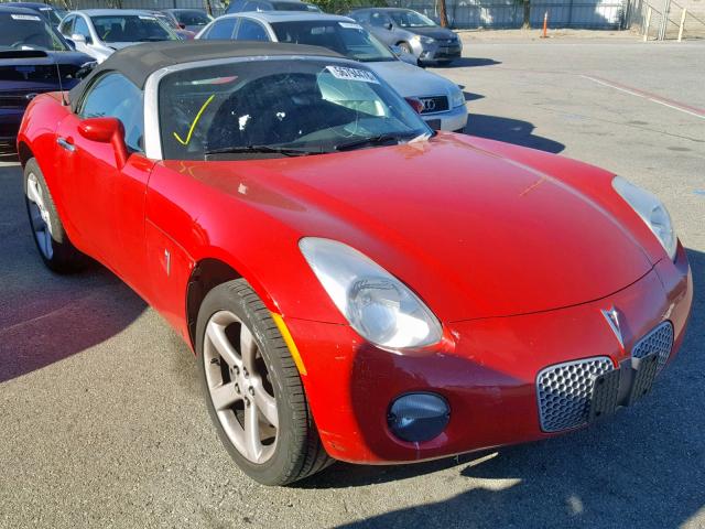 1G2MB35B36Y114581 - 2006 PONTIAC SOLSTICE RED photo 1