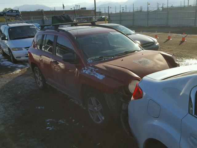 1J8FF47W87D122708 - 2007 JEEP COMPASS RED photo 1